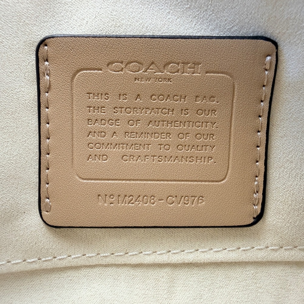 Coach Teri Shoulder Bag in Signature Canvas Beige Tan - Picture 4 of 16